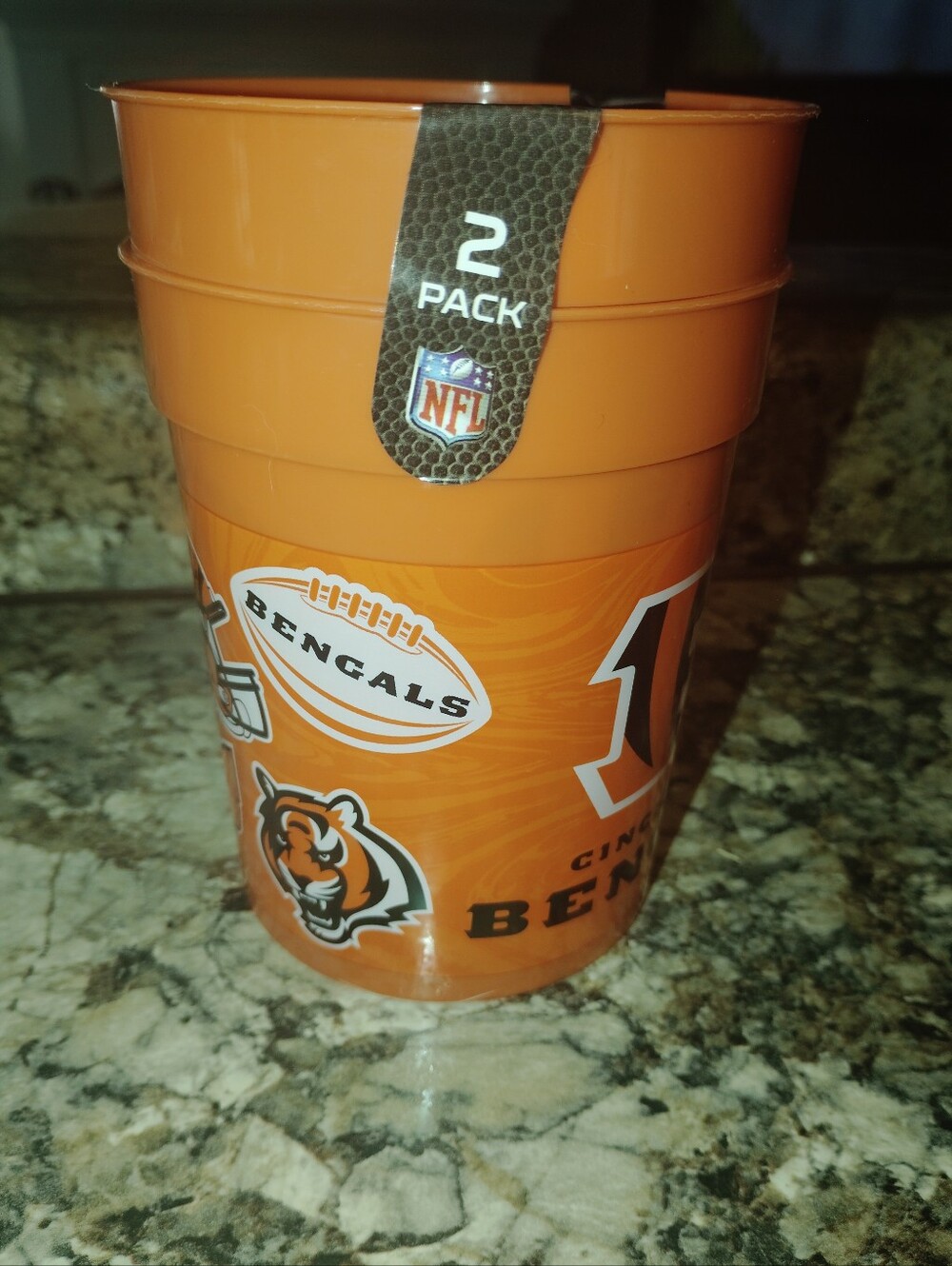 NFL Cincinnati Bengals large cups / storage / snacks/multipurposegamegear